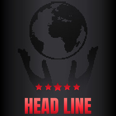 Background in corporate style.  For business and presentations, posters and covers.