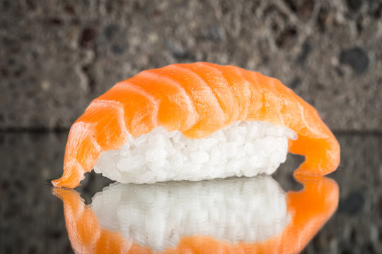 Nigiri Sushi With Salmon