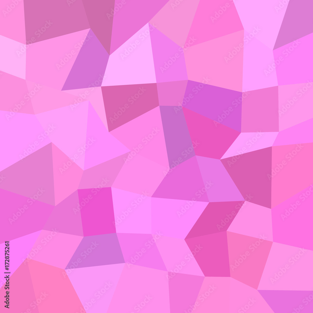 Aufkleber pink geometrical abstract irregular rectangle tile mosaic background - polygonal vector illustration