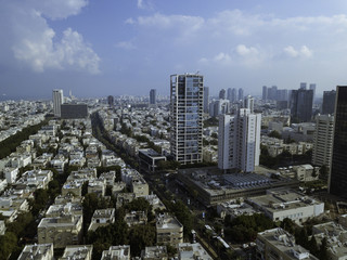 central Tel Aviv, Habima Theatre, Heihal Hatarbut, National Theatr, edge of Rothschild blvd, Building surrounding
