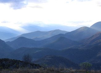 Rural Landscape with Hills