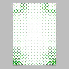 Page template design from green diagonal rounded square pattern - vector illustration for brochures, cards