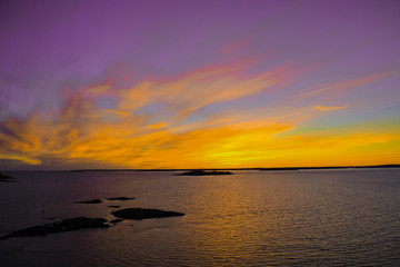 Sunset in Norway