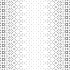 Monochrome circle pattern border design - geometric abstract vector background graphic