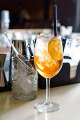 cocktail in the bar