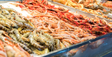 fresh fish market in Canary Islands, Spain