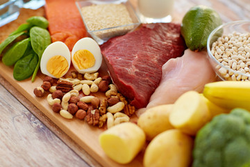 natural protein food on table