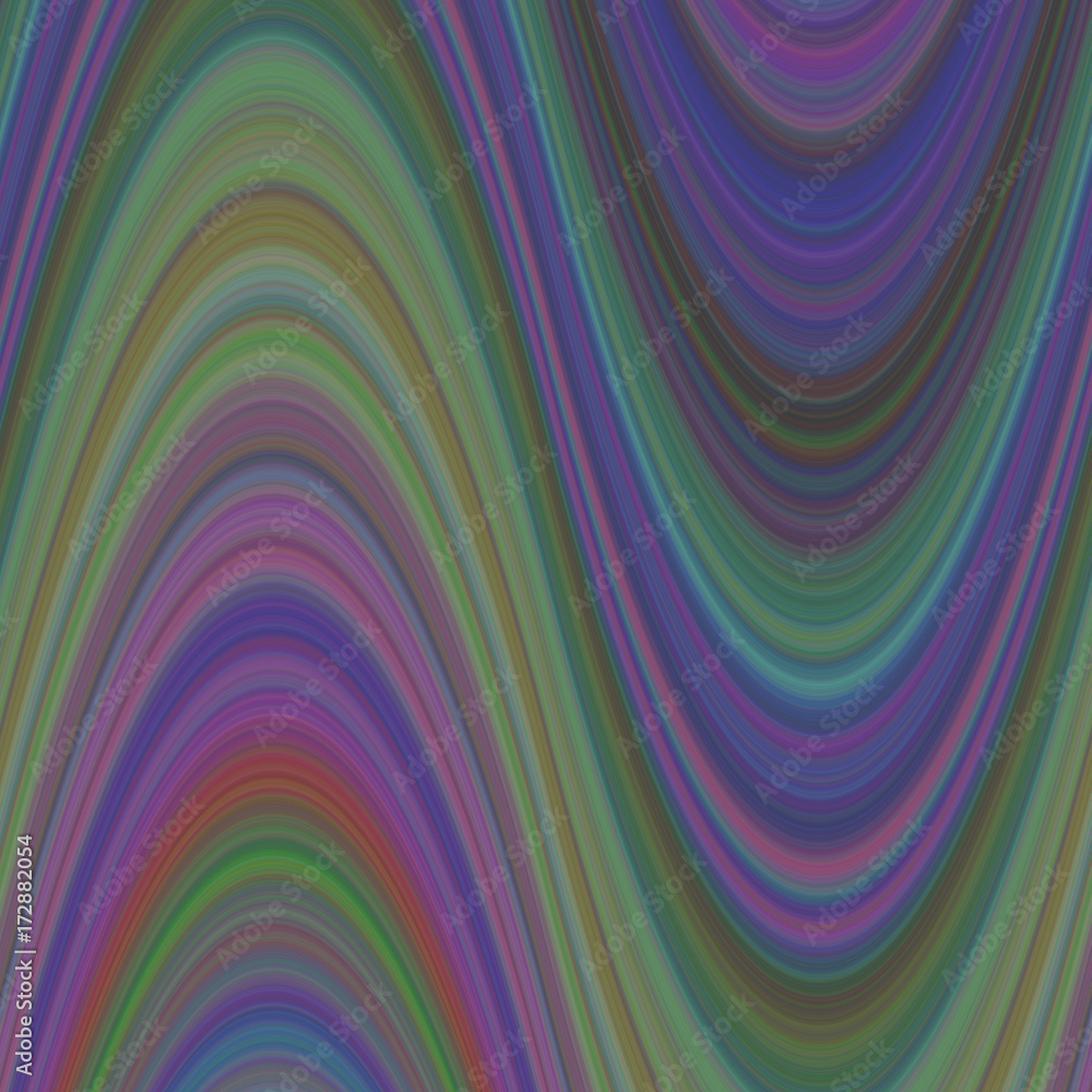 Poster abstract colorful wavy background from thin curved lines - vector graphic design
