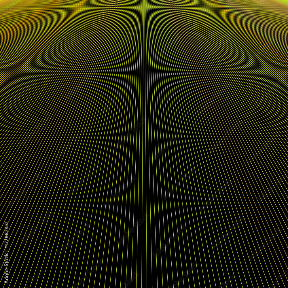 Poster dark abstract ray light background design - vector graphic from lines