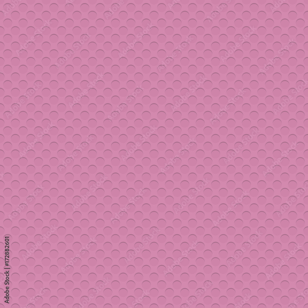 Poster repeating cutout circle pattern texture background - seamless 3d geometrical vector graphic with sha