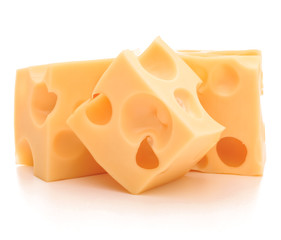 cheese isolated on white background cutout