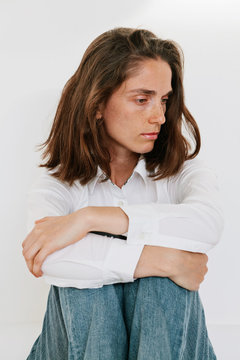 Casual portrait of young woman