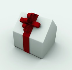 3d render gift box
