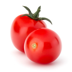 fresh cherry tomato isolated on white background cutout