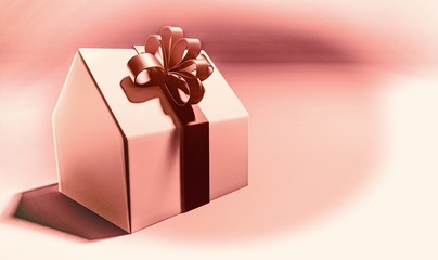 3d render gift box