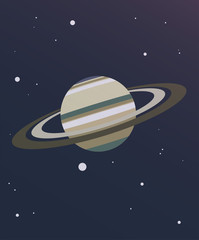 Fototapeta na wymiar Saturn Illustration