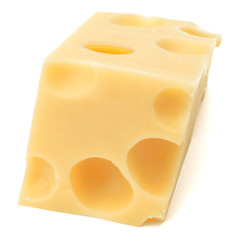 Cheese isolated on white background