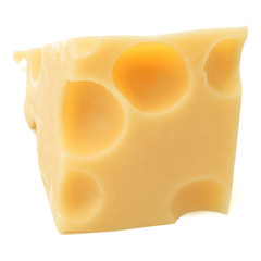 Cheese isolated on white background