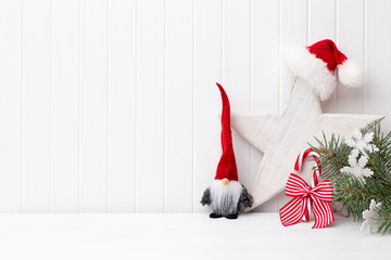 Obraz premium Christmas greeting card.