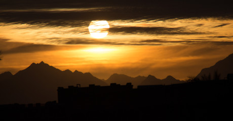 Sonnenuntergang in Hurghada