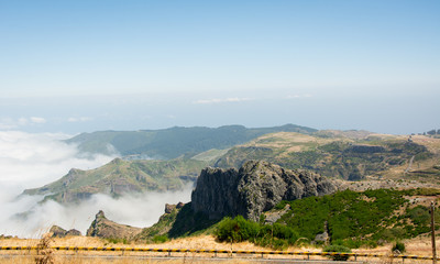 Fototapeta na wymiar Ausblick auf die Insel Madeira