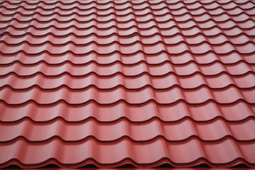 Construction of the roof of the house.