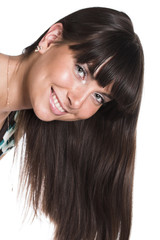 Naklejka premium Young beautiful woman