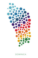 dotted texture Dominica vector background