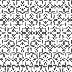 Fototapeta premium vector seamless floral pattern background