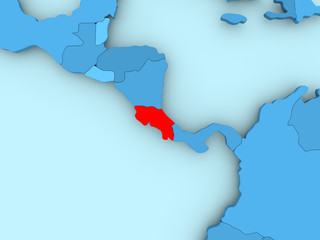 Map of Costa Rica