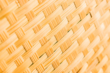 Close up wicker texture background.