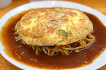 オムあんかけスパ