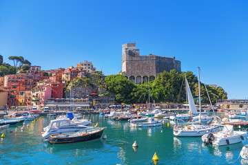 Fototapeta na wymiar Lerici is a small town located on Ligurian coast of Italy in province of La Spezia.