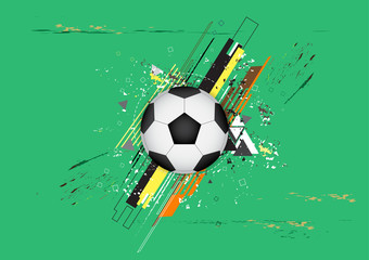 vector soccer grunge background design