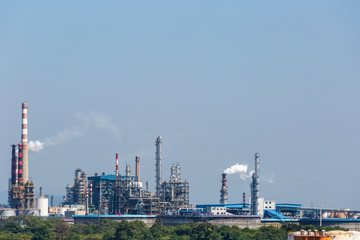 petrochemical oil refinery