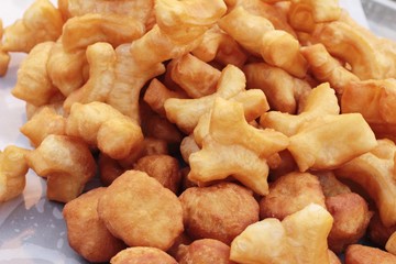 deep fried dough stick in market