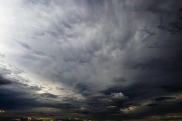 Obraz premium The sky before the storm