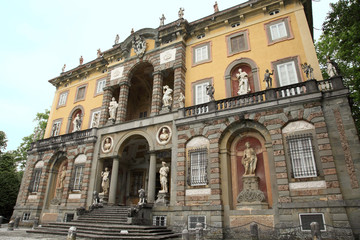 Fototapeta na wymiar Baroque Villa Torrigiani di Camigliano, Lucca, Tuscany, Italy