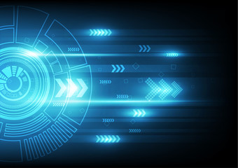 vector technology arrow speed, electronic background