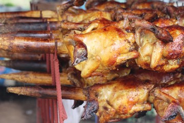 Rotating chicken is delicious