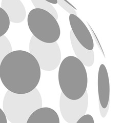 Vector abstract dotted background. Black and white halftone effect vector illustration.
