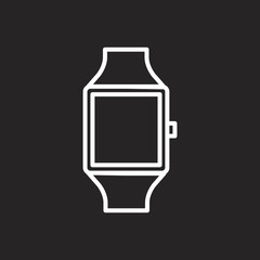 Vector of hand watch icon