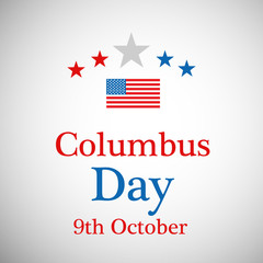 Obraz na płótnie Canvas illustration of elements of Columbus Day Background