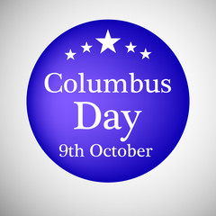 illustration of elements of Columbus Day Background
