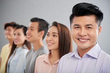 Happy businessman