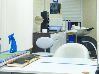 Hair salon interior