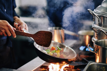 Making vegetarian dish