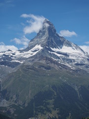 Naklejka na ściany i meble mountain landscape of Matterhorn, Switzerland