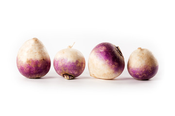 turnips isolated on white background