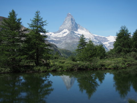 mountain landscape of Matterhorn, Switzerland © Satoshi S
